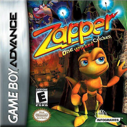 Zapper box art for GameBoy Advance